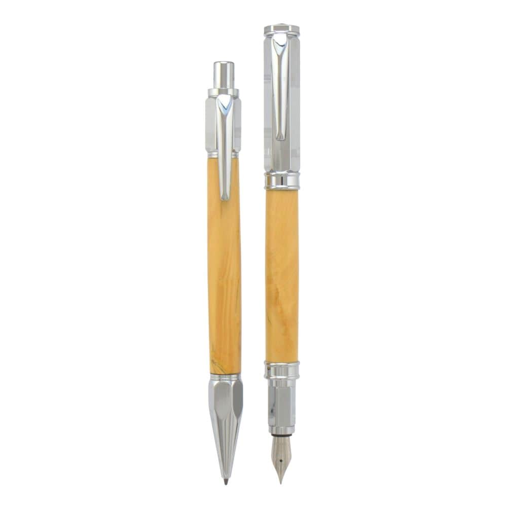 Stylo Plume En Bois Multicolore - Rechargeable à Cartouches - Occasion En Parfait état